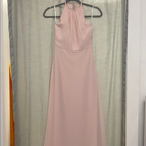 Dessy JR549 Junior Dress Luxe Chiffon size 6 NWT